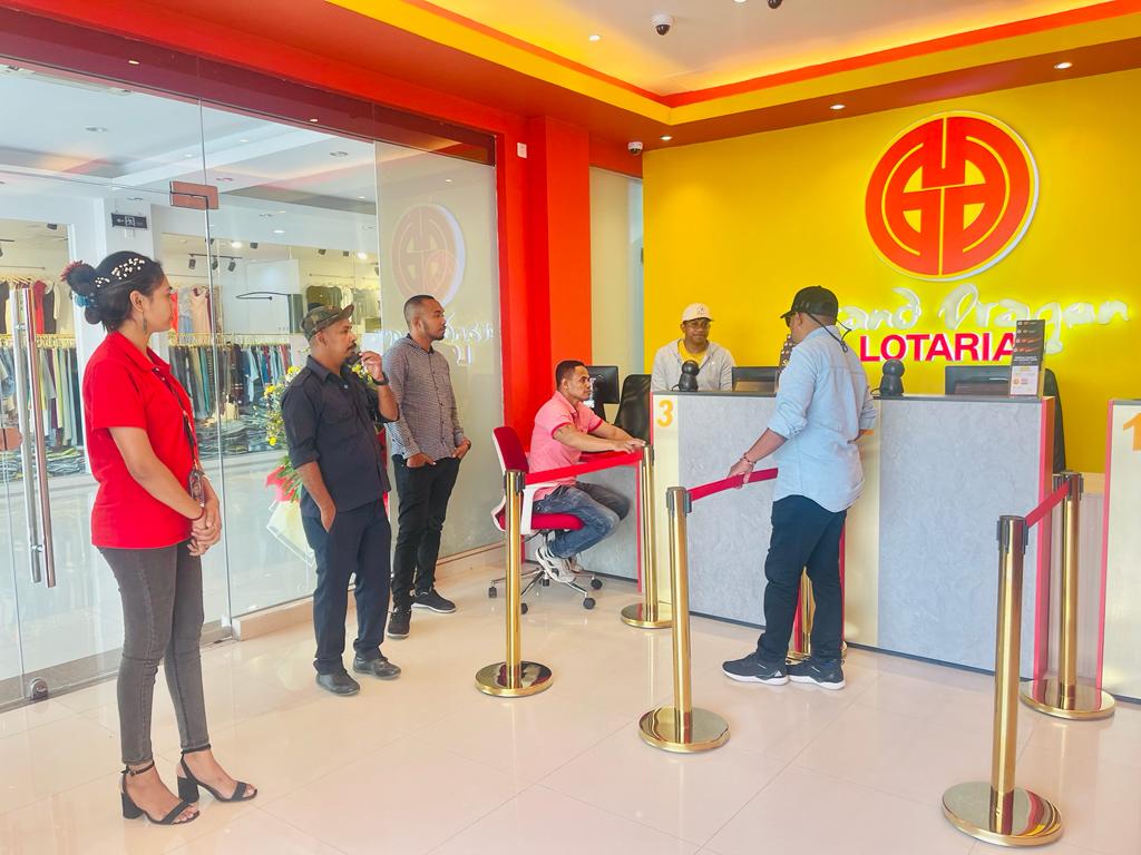 IGJ hala’o Inspeksaun iha Flagship Strore Grand Dragon Lotaria iha Timor Plaza