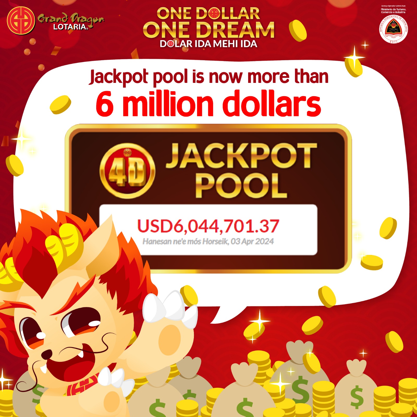 6 Million Jackpot is HERE!