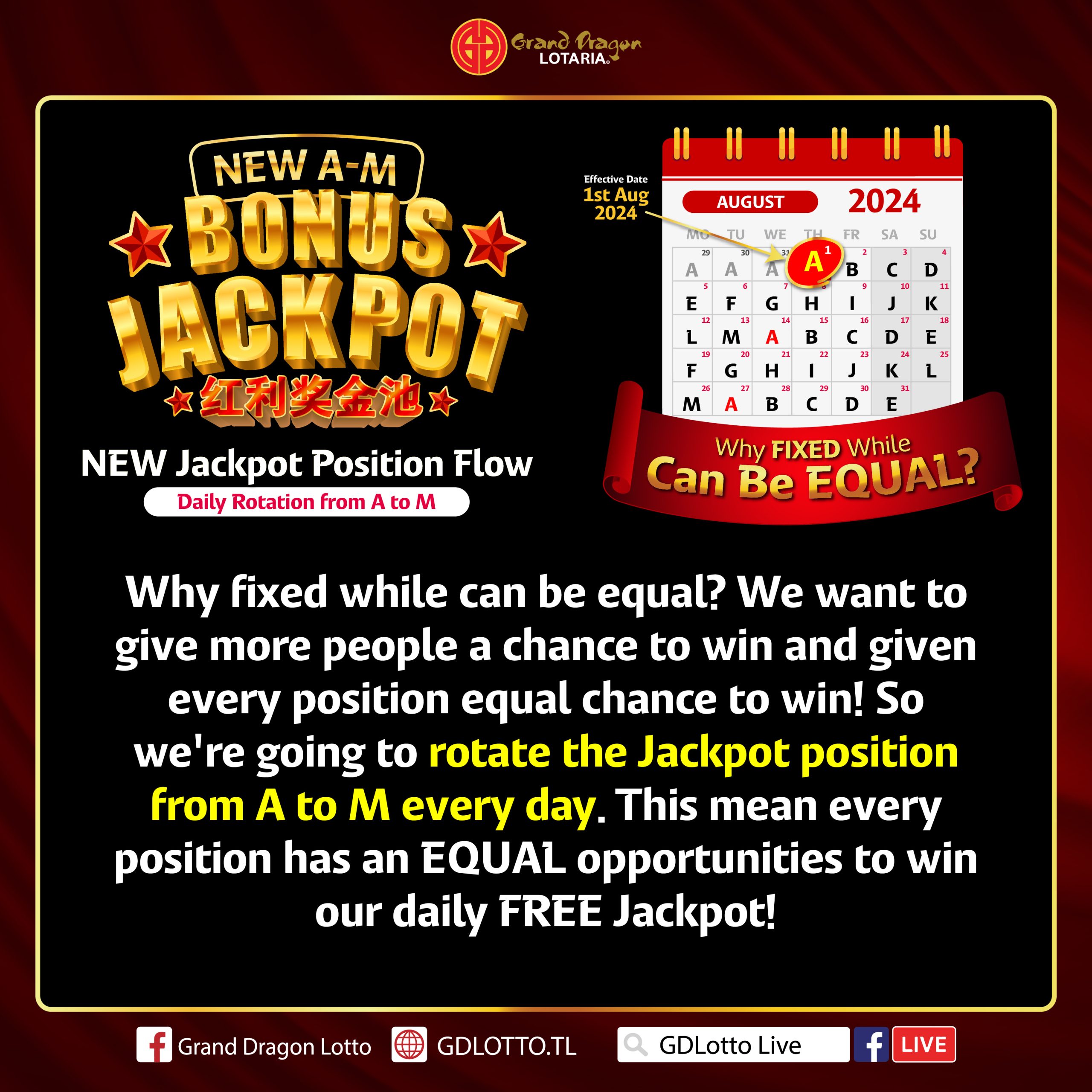 Introdus Bonus Jackpot foun husi A-M