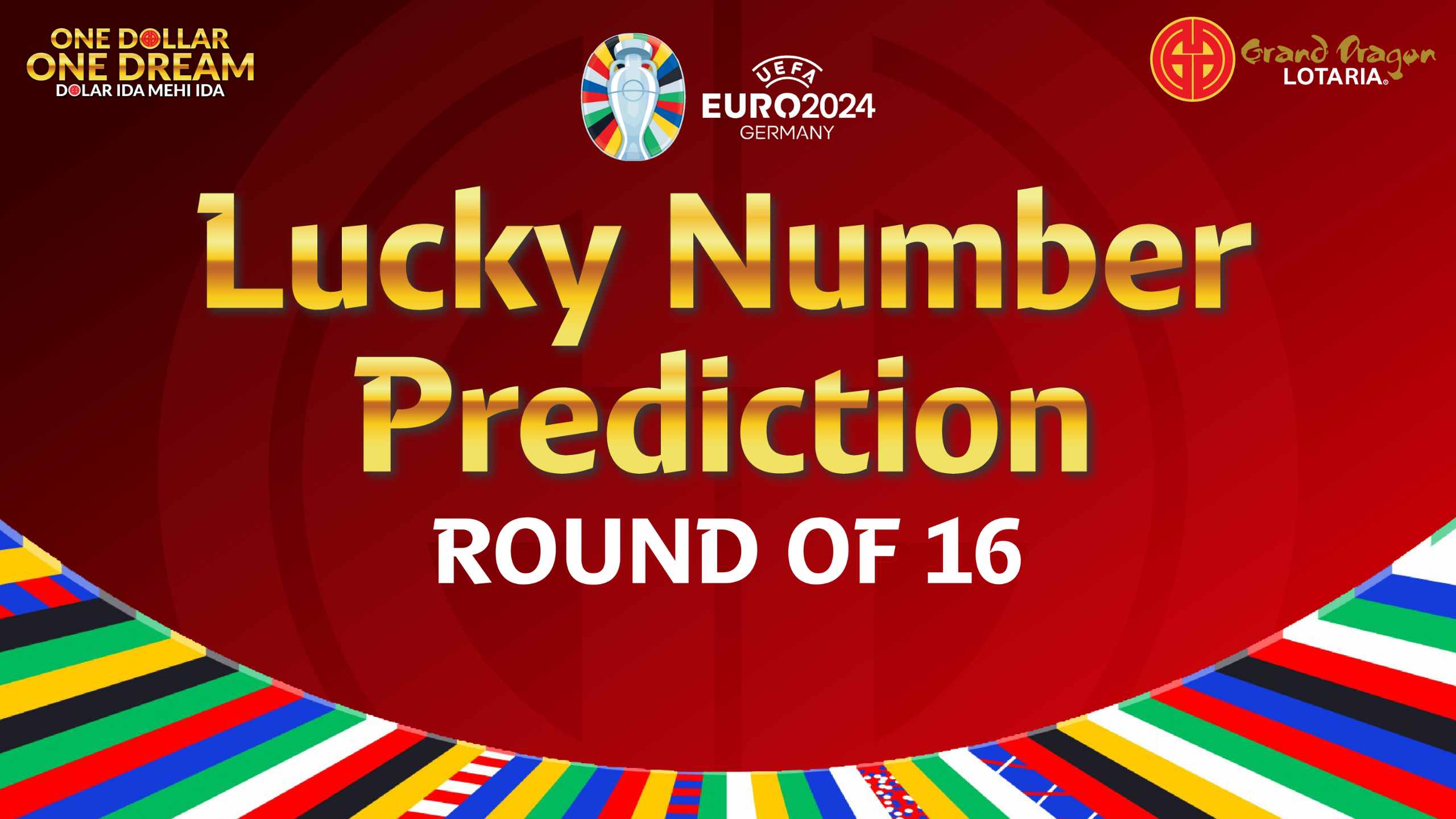 Lucky Number Prediction Round of 16 for UEFA European Football Championship