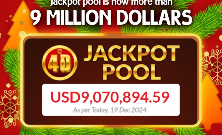 Our Jackpot hit over USD 9 million