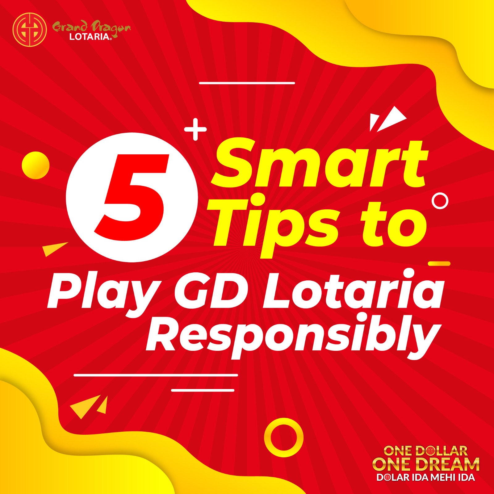 Five Smart Tips to Play GD Lotaria Responsibly