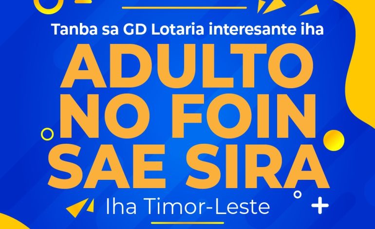 Loron ida iha moris hanesan Ajente GD Lotaria