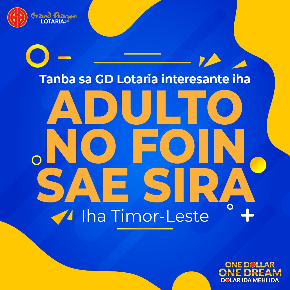 Loron ida iha moris hanesan Ajente GD Lotaria